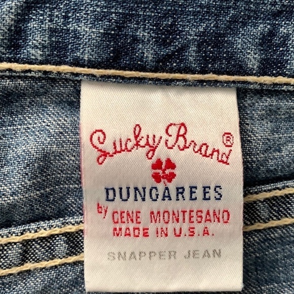Lucky Brand Dungarees by Gene Montesano Snapper Jean - Picture 13 of 14